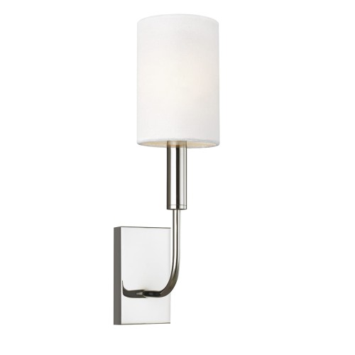 Lampa ścienna Brianna FE-BRIANNA1-PN Elstead Lighting 1x60W E14 Stal Chrom