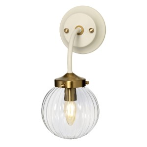 Lampa ścienna Cosmos DL-COSMOS1 Elstead Lighting 1x8W E14 Stal Mosiądz