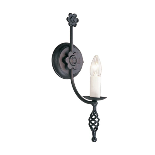 Lampa ścienna Belfry BY1-BLACK Elstead Lighting 1x60W E14 Stal Czarny