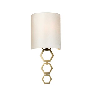 Lampa ścienna Mały kinkiet Clark CLARK-SMALL-AB Elstead Lighting 1x60 W E27 Postarzany mosiądz