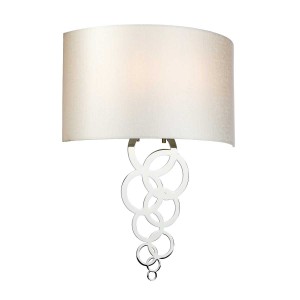 Lampa ścienna Duży kinkiet Curtis CURTIS-LARGE-PC Elstead Lighting 2x60 W E27 Polerowany chrom