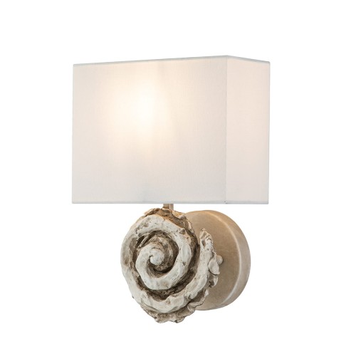 Lampa ścienna Duży kinkiet Swirl FB-SWIRL-1L-W Elstead Lighting 1x60 W E27 Biały