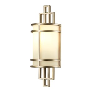 Lampa ścienna Kinkiet Fusion FE-FUSION1-PNBR Elstead Lighting 1x60 W E27 Naturalny mosiądz