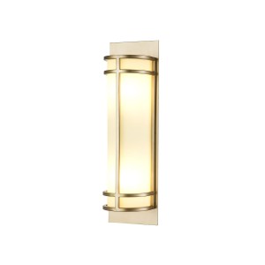 Lampa ścienna Kinkiet Fusion FE-FUSION2-PNBR Elstead Lighting 2x60 W E27 Naturalny mosiądz