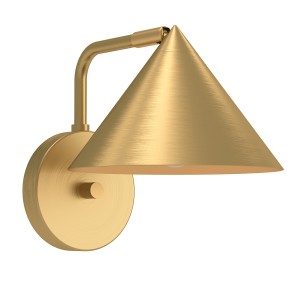 Lampa ścienna Kinkiet Remyck ALM-REMYCK-1WB-GD Elstead Lighting 1xE27 60W Stal Złoty