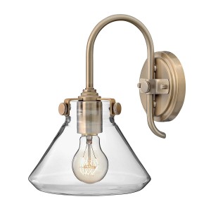 Lampa ścienna Congress HK-CONGRESS1-A-BC Elstead Lighting 1xE27 Szkło Karmel