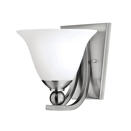 Lampa ścienna Bolla HK-BOLLA1 Elstead Lighting 1xE27 Szkło Nikiel