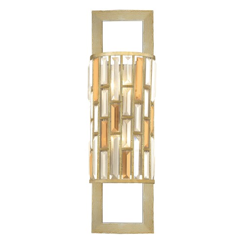 Lampa ścienna Gemma HK-GEMMA2-B-SL Elstead Lighting 2x60W E14 Stal Złoty