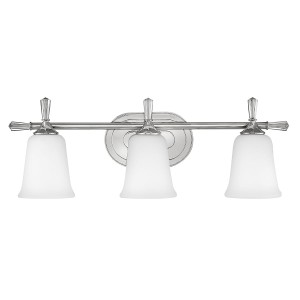 Lampa ścienna Blythe HK-BLYTHE3-BATH Elstead Lighting 3x3W LED G9 Stal Chrom