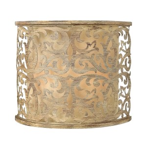Lampa ścienna Carabel HK-CARABEL2 Elstead Lighting 2x60W E14 Stal Złoty