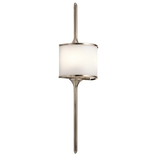 Lampa ścienna Mona KL-MONA-L-CLP Elstead Lighting 2x3.5W LED G9 Stal Mosiądz