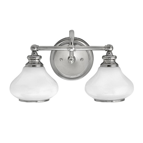 Lampa ścienna Ainsley HK-AINSLEY2-BATH Elstead Lighting 2x3W LED G9 Stal Chrom