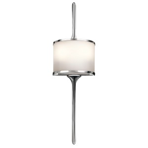Lampa ścienna Mona KL-MONA-S-PC Elstead Lighting 2x3.5W LED G9 Stal Srebrny