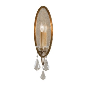 Lampa ścienna Valentina FE-VALENTINA1 Elstead Lighting 1x60W E14 Stal Brązowy