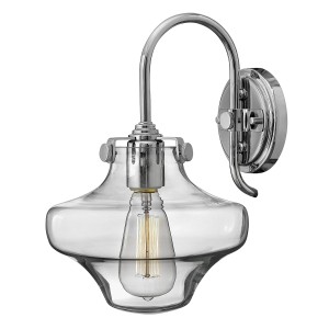 Lampa ścienna Congress HK-CONGRESS1-B-CM Elstead Lighting 1x100W E27 Stal Chrom