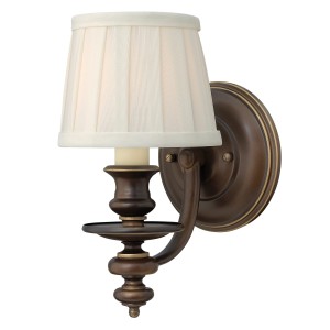 Lampa ścienna Dunhill HK-DUNHILL1 Elstead Lighting 1x60W E14 Stal Brązowy