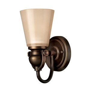 Lampa ścienna Mayflower HK-MAYFLOWER1 Elstead Lighting 1x100W E27 Stal Brązowy