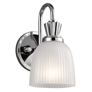 Lampa ścienna Cora KL-CORA1-BATH Elstead Lighting 1x3W LED G9 Stal Biały