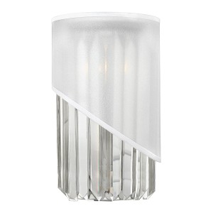 Lampa ścienna Gigi HK-GIGI1 Elstead Lighting 1x60W E14 Stal Biały