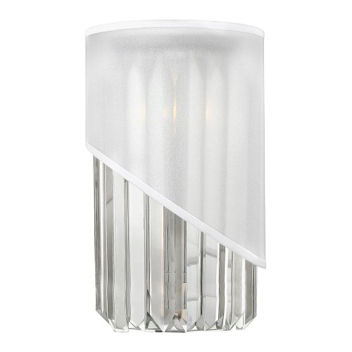 Lampa ścienna Gigi HK-GIGI1 Elstead Lighting 1x60W E14 Stal Biały