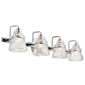 Lampa ścienna kinkiet Talland KL-TALLAND4-PC-BATH Elstead Lighting 4xG9 LED 3.5 W Stal, Szkło Polerowany chrom
