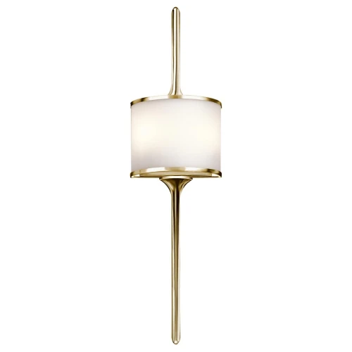 Lampa ścienna Duży kinkiet Mona KL-MONA-L-PB Elstead Lighting 2x3 W LED G9 Polerowany mosiądz