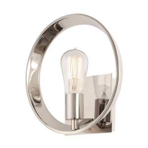 Lampa ścienna Theater Row QZ-THEATER-ROW1IS Elstead Lighting 1xE27 Metal Srebrny