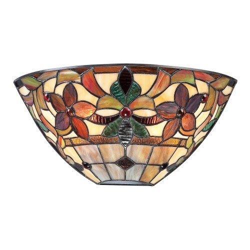 Lampa ścienna Kami QZ-KAMI-WU Elstead Lighting 2x60W E14 Metal Wielokolorowy