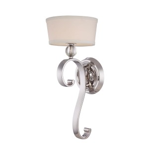 Lampa ścienna Madison Manor QZ-MADISON-MANOR1-IS Elstead Lighting 1x3W LED G9 Metal Srebrny