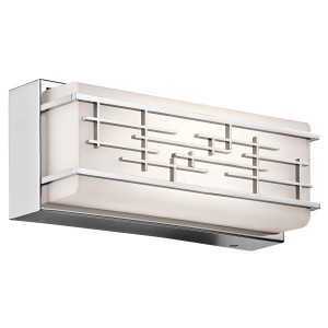 Lampa ścienna Zolon KL-ZOLON-S-BATH Elstead Lighting 2x14W LED Stal Chrom