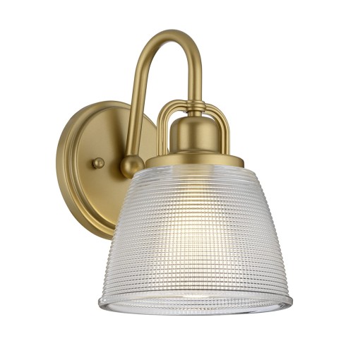 Lampa ścienna Dublin QZ-DUBLIN1-PNBR Elstead Lighting 1x3W LED G9 Stal Mosiądz