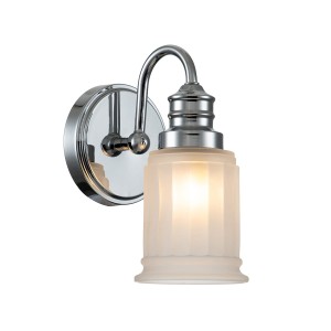 Lampa ścienna kinkiet Swell QZ-SWELL1-PC-BATH Elstead Lighting 1xG9 LED 3.5 W Stal, Szkło Polerowany chrom