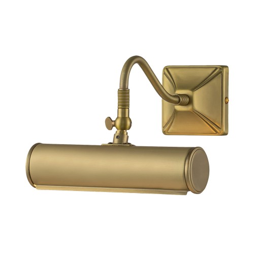 Lampa ścienna kinkiet Obrazówka PL1-10-BB Elstead Lighting 1xE14 40 W Stal Szczotkowany mosiądz