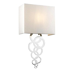 Lampa ścienna Średni kinkiet Rosa ROSA-MEDIUM-PC Elstead Lighting 1x60 W E27 Polerowany chrom