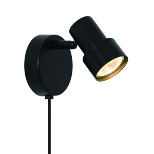 Lampa ścienna BOSTON 5704924024535 Nordlux GU10 czarny
