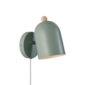 Lampa ścienna GASTON  5704924018756 Nordlux E27 zakurzony zielony