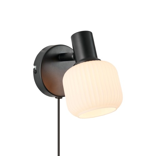 Lampa ścienna MILFORD 5704924018688 Nordlux E14 czarny