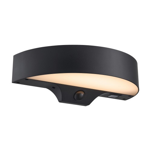 Lampa ścienna MONAY ROUND SOLAR  5704924023545 Nordlux SolarLed czarny