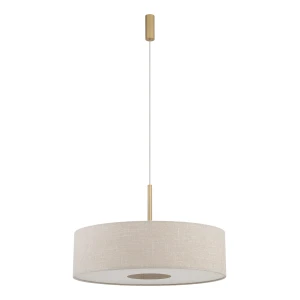 Lampa wisząca kremowa SANTANA L 11653 Nowodvorski duży abażur 65 cm