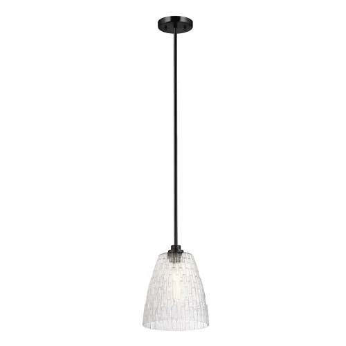 Lampa wisząca Windsor ELS-WINDSOR-P-BLK Elstead Lighting 1x60 W E27 Czarny
