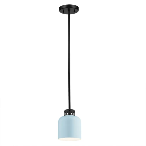 Lampa wisząca York ELS-YORK-MP-BLK-PB Elstead Lighting 1x60 W E27 Czarny