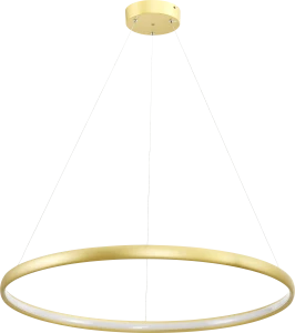 Lampa wisząca CARLO Zuma Line 1x26W LED Złoty Metal/Akryl