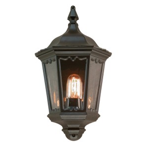 Lampa ścienna Kinkiet zewnętrzny Elstead Lighting Medstead MD7-BLACK IP43 1xE27 Stal Czarny