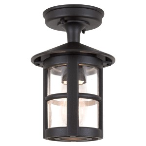 Lampa stropowa Elstead Lighting Hereford BL21A-BLACK IP43 E27 czarna aluminium.