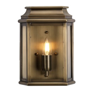 Lampa ścienna Kinkiet zewnętrzny Elstead Lighting St Martins ST-MARTINS-BR IP44 1xE27 Mosiądz Mosiądz