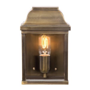 Lampa ścienna Kinkiet zewnętrzny Elstead Lighting Victoria VICTORIA-BR IP44 1xE27 Mosiądz Mosiądz