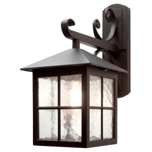 Lampa ścienna Kinkiet zewnętrzny Elstead Lighting Winchester BL19-BLACK IP43 1xE27 Aluminium Czarny