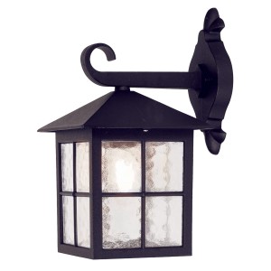 Kinkiet zewnętrzny Elstead Lighting Winchester BL18-BLACK IP43 1xE27 Aluminium Czarny.