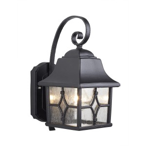 Kinkiet zewnętrzny Elstead Lighting Kent IP44 czarny.
