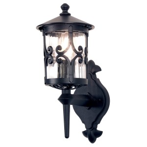 Kinkiet zewnętrzny Elstead Lighting Hereford BL10-BLACK IP23 czarny aluminiowy.